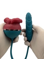 Velvet Bloom Duo – 9 Zungenmodi & 6 Stoßmodi, wasserdicht, USB-aufladbar