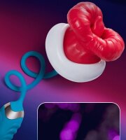Velvet Bloom Duo – 9 Zungenmodi & 6 Stoßmodi, wasserdicht, USB-aufladbar