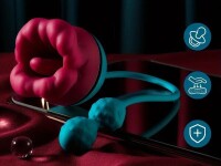 Lust Blossom Duo – Rosen-Licker mit 5 Modi & pulsierende Analkugeln mit 8 Vibrationsmustern, wiederaufladbar