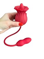 Petal Passion Duo – 7 Zungenmodi & 7 Vibrationsmodi, wasserdicht, USB-aufladbar