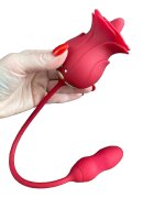 Petal Passion Duo – 7 Zungenmodi & 7 Vibrationsmodi, wasserdicht, USB-aufladbar