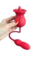 Petal Passion Duo – 7 Zungenmodi & 7 Vibrationsmodi, wasserdicht, USB-aufladbar
