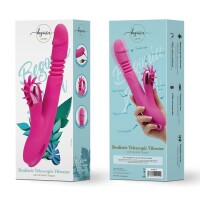 Begonia Angel Realistic Telescopic Vibrator with Windmill...