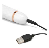 Begonia Angel Power Wand Massager – Leistungsstarker Massagestab in Weiß mit 10 Geschwindigkeiten, Wasserfest
