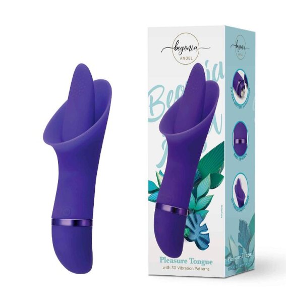 Begonia Angel Pleasure Tongue – Oral Vibrator with 30 Modes & Flexible Tongue Shape