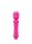 Begonia Angel Double Ended Wand – Beidseitiger Massagekopf & Vibrationszunge, 7+3 Kopfmodi, 4+3 Zungenmodi, wasserfest & USB wiederaufladbar, Silikon