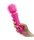 Begonia Angel Double Ended Wand – Beidseitiger Massagekopf & Vibrationszunge, 7+3 Kopfmodi, 4+3 Zungenmodi, wasserfest & USB wiederaufladbar, Silikon