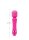 Begonia Angel Double Ended Wand – Beidseitiger Massagekopf & Vibrationszunge, 7+3 Kopfmodi, 4+3 Zungenmodi, wasserfest & USB wiederaufladbar, Silikon