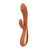 Begonia Angel Realistic G-Spot Rabbit Vibrator – Skin-like silicone, 10 vibration patterns, flexible clitoral arm, USB rechargeable