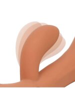 Begonia Angel Realistic G-Spot Rabbit Vibrator – Skin-like silicone, 10 vibration patterns, flexible clitoral arm, USB rechargeable