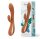 Begonia Angel Realistic G-Spot Rabbit Vibrator – Skin-like silicone, 10 vibration patterns, flexible clitoral arm, USB rechargeable
