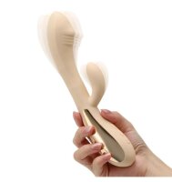 Begonia Angel Realistic G-Spot Rabbit Vibrator – Skin-Friendly Silicone & 10 Intense Vibration Modes
