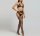 Ornate Belt Mesh Suspender Pantyhose – Fine mesh suspender look tights with integrated belt (S–L up to 80 kg)