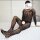 Black Wave Men’s Mesh Bodystocking – black mesh catsuit, long sleeve, open crotch, size XS–M (EU 34–40)