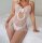 Lace Angel Bodystocking – Weißer Netzbody mit Schleife & ouvert Schritt, zarte Spitze, XS–L