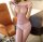 Purple Desire Bodystocking – Violet Fishnet Catsuit with Open Crotch, One Size XS-M up to 75 kg, Stretchy & Seductive