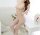 Rosé Temptation Bodystocking – Pink Fishnet Catsuit with Open Crotch, One Size XS-M up to 75 kg, Stretchy & Playful
