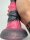 Infernal Fang Dildo – Dämonischer Segmentkörper, 22,5 cm, strukturierte Ringe & Lava-Farbspiel