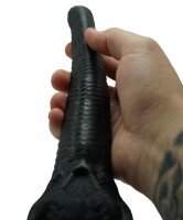 Night Serpent Dildo – Der dunkle Verführer, 27 cm, Schlangenstruktur für intensive Stimulation