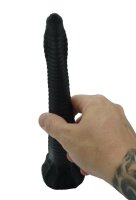 Void Serpent Dildo – Tentakelartiger Tiefenbohrer, 27 cm, schwarze Struktur & flexibler Schaft