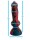 Lupus Throne Dildo – Der Wolf der Nacht, 19 cm, Mehrfarbige Struktur, Intensiver Farbverlauf