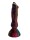 Lupus Throne Dildo – Der Wolf der Nacht, 19 cm, Mehrfarbige Struktur, Intensiver Farbverlauf