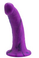 Cosmic Blaze Dildo – Ästhetischer Dildo im galaktischen Farbverlauf, 18 cm