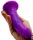 Cosmic Blaze Dildo – Ästhetischer Dildo im galaktischen Farbverlauf, 18 cm