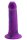 Nova Pulse Dildo – Galaktisch gebogener Liebesschacht, 18 cm, violett mit Glitzer & Saugnapf