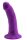 Nova Pulse Dildo – Galaktisch gebogener Liebesschacht, 18 cm, violett mit Glitzer & Saugnapf