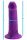 Nova Pulse Dildo – Galaktisch gebogener Liebesschacht, 18 cm, violett mit Glitzer & Saugnapf