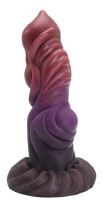 Obsidian Flame Dildo – Der Feuergeist, 21 cm, Strukturierte Oberfläche für intensive Stimulation