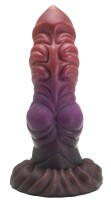 Obsidian Flame Dildo – Der Feuergeist, 21 cm, Strukturierte Oberfläche für intensive Stimulation