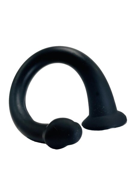 Void Fang Dildo – Extremely curved anal dildo, 42 cm, black & flexible