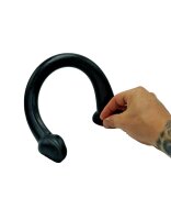 Void Fang Dildo – Extremely curved anal dildo, 42 cm, black & flexible