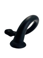 Void Fang Dildo – Extremely curved anal dildo, 42 cm, black & flexible