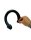 Void Fang Dildo – Extremely curved anal dildo, 42 cm, black & flexible