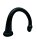 Void Fang Dildo – Extremely curved anal dildo, 42 cm, black & flexible