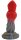 Inferno Fang Dildo – Drachenstruktur mit Schuppenrelief, 20 cm, feuerrot-gold