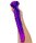 Abyssal Bloomspire Dildo – Lila Tentakelstruktur aus Silikon, 36 cm Länge, marmoriertes Fantasy-Design