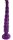Abyssal Bloomspire Dildo – Lila Tentakelstruktur aus Silikon, 36 cm Länge, marmoriertes Fantasy-Design