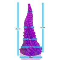 Majestic Tentacle Dildo – 25,5 cm Exotische Tiefen für intensive Stimulation