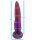 Crimson Grasp Dildo – Spiral tentacle with suction cups, 26.5 cm, red-violet fantasy