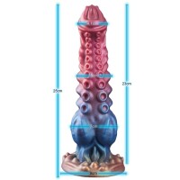 Abyssal Titan Dildo – Der ozeanische Verführer, 25 cm, Tentakel-Design für intensive Erkundungen
