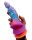 Celestial Guardian Dildo – Der Wächter der leuchtenden Galaxien, 22 cm, blau-violette Magie, strukturierte Oberfläche