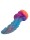 Celestial Guardian Dildo – Der Wächter der leuchtenden Galaxien, 22 cm, blau-violette Magie, strukturierte Oberfläche