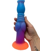 Mystic Ripple Dildo – Der Wellenzauberer der Nacht, 23 cm, leuchtet im Dunkeln, faszinierende Textur, intensive Kontrolle