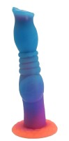 Mystic Ripple Dildo – Der Wellenzauberer der Nacht, 23 cm, leuchtet im Dunkeln, faszinierende Textur, intensive Kontrolle