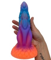 Cosmic Pulse Dildo – Der leuchtende Bote aus fernen Galaxien, 20 cm, Außerirdische Textur