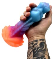 MycoCore Dildo – Organic Mushroom Shaft in Purple-Bordeaux, 21 cm, Segmented Structure & Playful Design